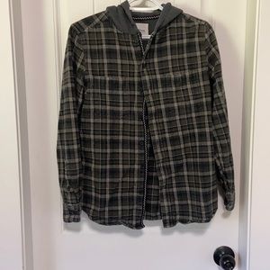 Wind River Hooded Flannel